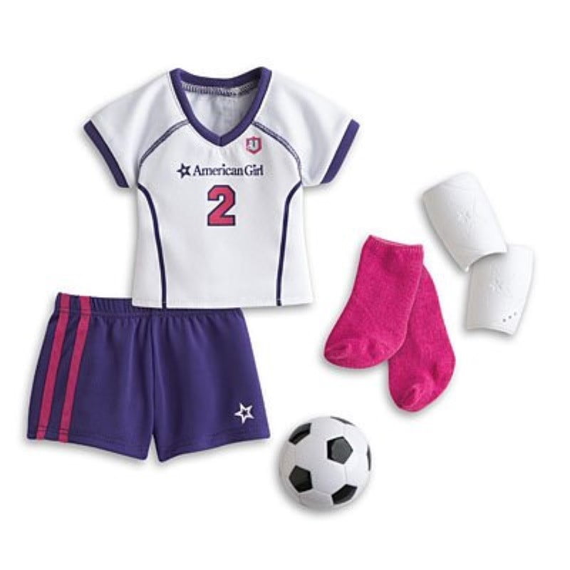 american girl doll soccer outfit