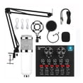 thumbnail image 1 of Professional Audio V8 Sound Card Set Mic Studio Condenser Microphone For Podcast Recording Live Streaming, 1 of 6
