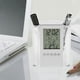 thumbnail image 4 of Reloj despertador digital LCD, portalápices, hora, fecha, año, semana, temperatura, calendario, pantalla para el hogar, la oficina, la escuela Xemadio LL-0579, 4 of 6