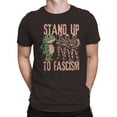 thumbnail image 2 of Stand Up to Fascism Protest Art Men's T-shirt, 2 of 3