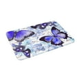 thumbnail image 2 of Fotbe Extra Durable Door Mat - Dirt Trapping Outdoor Welcome Mats - Non-Slip Outdoor Door Mats - Low Profile Front Door Mat - Indoor (16" x 24", Butterflies ), 2 of 9