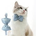 thumbnail image 4 of Pet Collar Super Soft Wear Resistant Faux Silk - Adjustable Cat Bow-knot Collar - Pet Photography Prop - Pet Supplies, 4 of 8