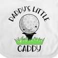 thumbnail image 4 of Inktastic Daddy's Little Caddy Cute Golf Ball Boys or Girls Baby Bib, 4 of 4