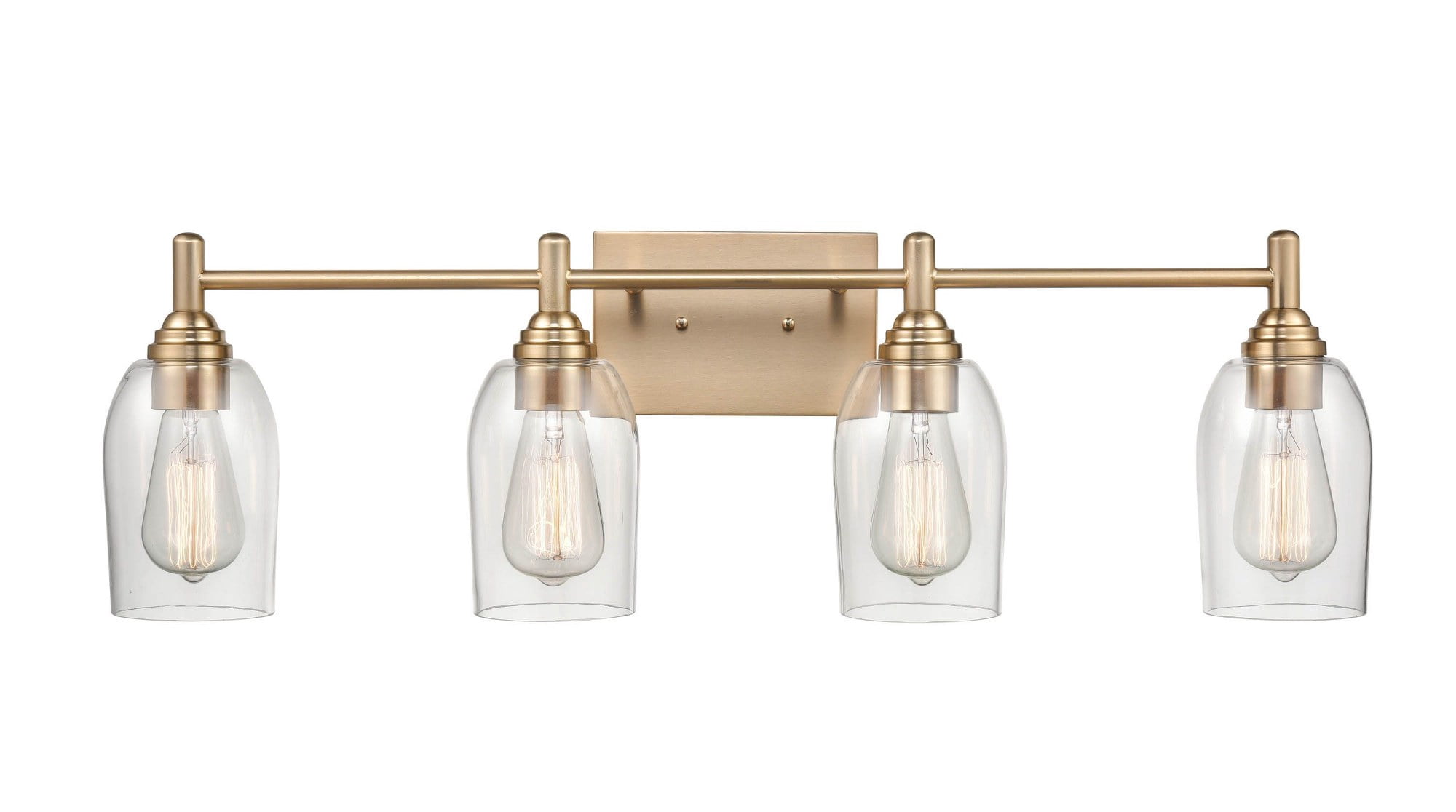 Millennium Lighting  Arlett 4 Light Vanity Fixture in Multiple Finishes Modern Gold Gold Painted