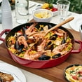 thumbnail image 3 of Staub Cast Iron 13" Double Handle Fry Pan - Cherry, 3 of 3