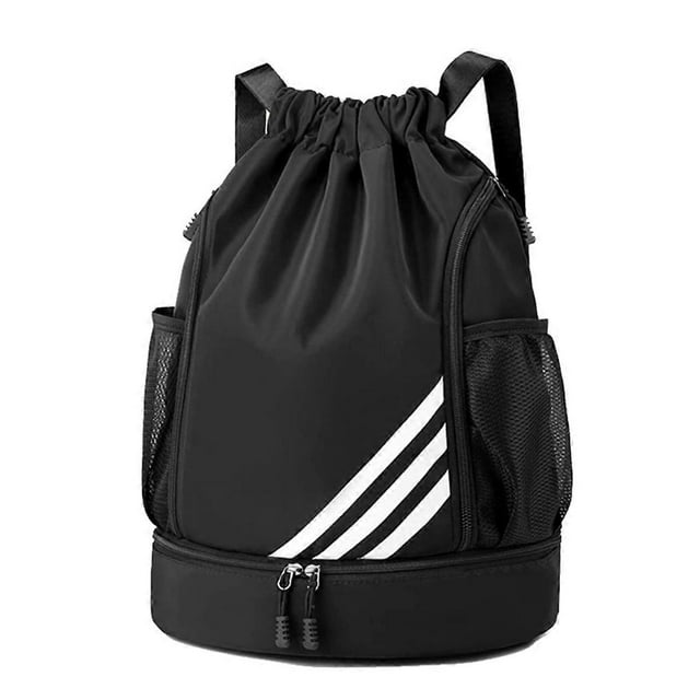 Multi-Pocket Waterproof Drawstring Bag for Sports, Football Gym Bag