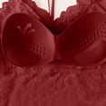 thumbnail image 6 of ChoXxx Women's Lace Backless Camisole Removable Padding Braless Strap Casual Red M, 6 of 7