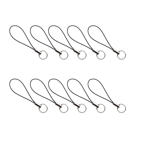 Billuyoard 10 Uds. Cordón de teléfono antipérdida Universal DIY Smartphone anillo soporte cierre para llavero correa de muñeca llaveros Type3 NO3