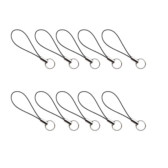 Soporte de anillo de cordón antipérdida Wosthever 10 Uds. para teléfono poliéster