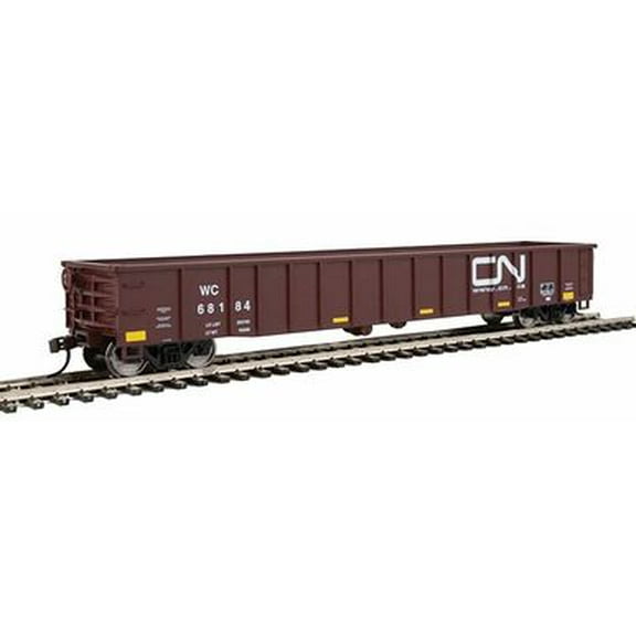 Walthers Trainline HO Scale 50ft Gondola Canadian National/CN/WC #68184