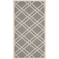 thumbnail image 1 of Safavieh Courtyard Anthracite Indoor Outdoor Rug - Runner 2'7" x 5', 1 of 1