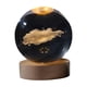 thumbnail image 1 of Lámpara de noche con bola de cristal 3D para niñas, luz nocturna con base, lámpara de noche decorativa para mesa. Nube, 1 of 9