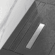 thumbnail image 1 of Desagüe de piso largo angosto y ancho de 55 para baño, desodorante, acero inoxidable 304, desagüe de piso invisible largo, rectangular, cuarto de ducha oculto, 1 of 3