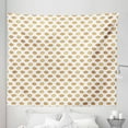 thumbnail image 1 of Walnut Tapestry, Hand Drawn Abstract Design Repeating Pattern of Nuts Print, Fabric Wall Hanging Decor for Bedroom Living Room Dorm, 5 Sizes, Almond Amber, by Ambesonne, 1 of 1