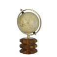 thumbnail image 1 of Benzara BM153644 Globe on Solid Carved Wood Base, Multicolor, 1 of 1