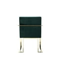 thumbnail image 4 of Pangea Home Gold Dexter Arm Chair Velvet Green, 4 of 6
