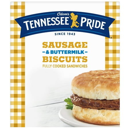 Odom's Tennessee Pride Jumbo Sausage & Buttermilk Biscuits, 4 Ct