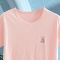 thumbnail image 7 of Nwiuh Pajama Set Big Girls Comfy PJS Lovely Heart Shape Printed Sleepwear Nighty (Light Pink, 7-8 Years), 7 of 7