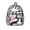 Black, variant on Stylish Plaid Backpack for School And Travel Large Capacity Bookbag With Decorative Bow for Commuting