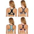 thumbnail image 2 of Just Intimates Racerback Sports Bra / Bras for Women (Pack of 4) (Pack 1, 34C), 2 of 2