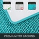 thumbnail image 2 of Alfombra de baño LOCHAS Luxury Shaggy de 60 x 110 cm, azul turquesa, 2 of 5