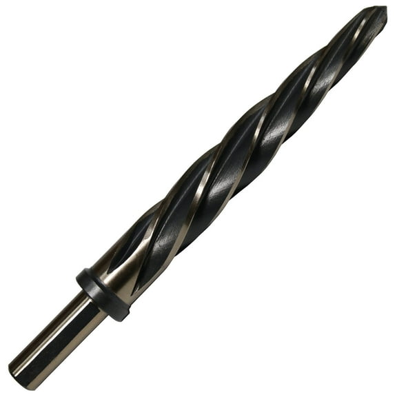 Drill America 1" HSS 1/2" Straight Shank Bridge Reamer, Black & Gold (KFD), Premium, KFDRBSS1INCH