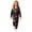 F211-Black, variant on FYDUU Girls Pajamas Bow Printed Long Sleeve Button Down Shirt and Pants Soft Sleepwear Kids Nightwear Fall Loungewear Sets 3-4 Years