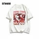 thumbnail image 1 of Camiseta Kawaii Hello Kitty Anime Sanrio Y2K algodón puro manga corta moda calle americana Retro suelta amantes Top, 1 of 4