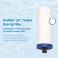 9Inch Gravity Filter Replacement 3Pack & Berkey Gravity Water Filtration Systems Compatible