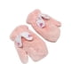 thumbnail image 2 of Guantes de invierno Fernando para mujer felpa suaves mitones gruesos y cálidos con alas pequeñas de Ángel rosa, 2 of 8