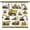 Cartoon Car-6, variant on Kids Construction Car Curtains for Boys Bedroom, Cartoon Excavator Tractor Construction Truck Print Blackout Window Drapes for Toddler Nursery Boys Room, 84x84in