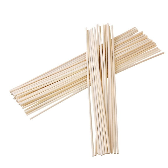 Monyance straight reed diffuser Natural Rattan Diffuser Sticks - 50pcs for Home Fragrance(9.84X0.12X0.12Inches)