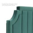 thumbnail image 6 of Modway Alyona Channel Tufted Performance Velvet Full/Queen Headboard in Teal, 6 of 10