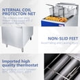 thumbnail image 6 of Commercial Deep Fryer, 75 lb. Natural Gas Fryer with 2 Fryer Baskets, 5 Tube Floor Fry for Restaurant, Kitchen, 170,000 BTU/h, 6 of 7