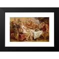 thumbnail image 2 of Peter Paul Rubens 14x11 Black Modern Framed Museum Art Print Titled - The Wedding of Peleus and Thetis (1636), 2 of 5