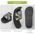 thumbnail image 7 of GZHJMY Stylish Slides for Women Men, Made in The Usa Stamp. Soft Flexible Slip-on Sandals Slippers, 7 of 7