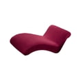 thumbnail image 1 of Housses de Chaise Longue d'Intérieur Housse de Chaise Extensible pour Salon Chambre Rouge Vin, 1 of 9