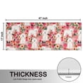 thumbnail image 5 of Kitchen Rugs Sets Of 2,Bichon Frise Dog and Pioneer Flower Anti Fatigue Kitchen Mat Rugs Non Slip Washable,Decorative Kitchen Floor Mats for Kitchen,Sink,Laundry,17"X47", 5 of 5