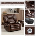 thumbnail image 4 of Air Compression Massage Recliner Power Lift Chair for Elderly Adults Big Man Recliners 400 lbs with Heat Arm Storgage Cup Holders Lay Flat Power Recliner with USB Type-C, 4 of 8