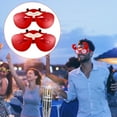 thumbnail image 3 of Qumonin 2pcs Crab Shaped Beach Sunglasses for Hawaiian Parties and Cosplay, 3 of 6