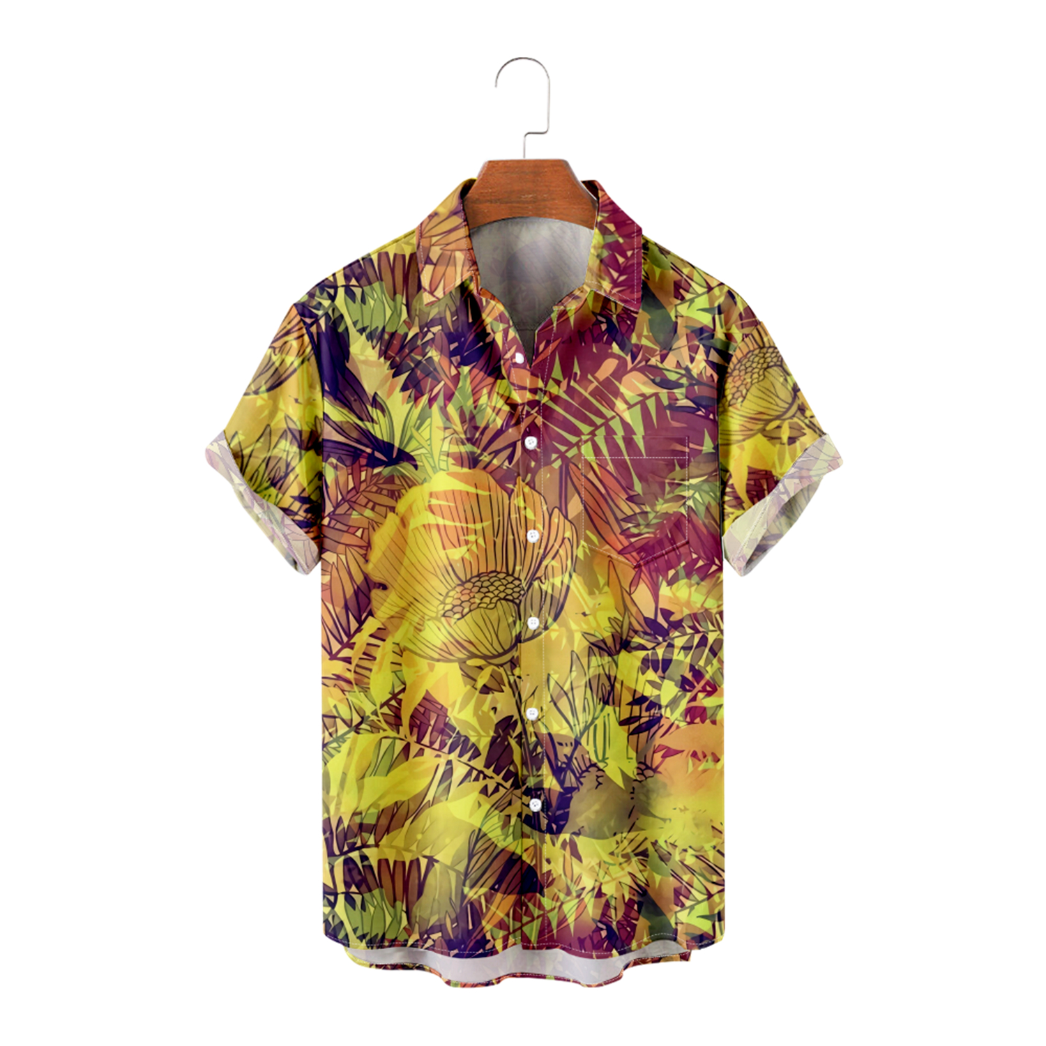 Plantain Leaf Flamingo Fantasy Element Man Woman Tops Slim Joke Tshirts for Man Women (Child 100