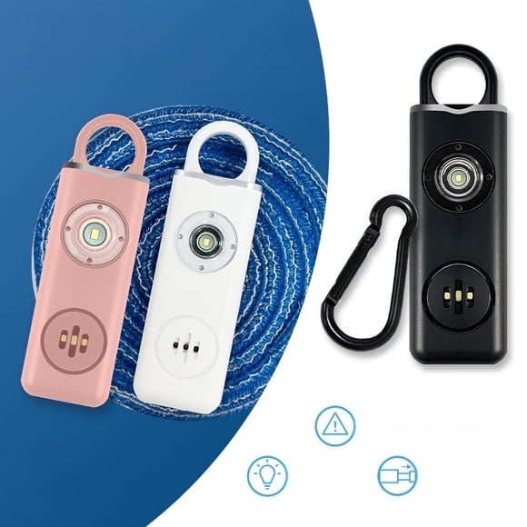 Original Safety Siren for Women - 130dB Siren, Strobe & Key Chain 3 Pop Colors AF2004 Anti Robbery Call for Help