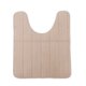 thumbnail image 1 of Calentador de algodón más grueso para baño en forma de U, 50x60, tela lavable y elástica, almohadillas universales para funda de asiento de inodoro (bronceado claro), 1 of 5