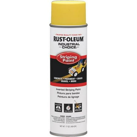 Rust-Oleum Industrial Choice Inverted Striping Paint WHITE STRIPING PAINT, Each