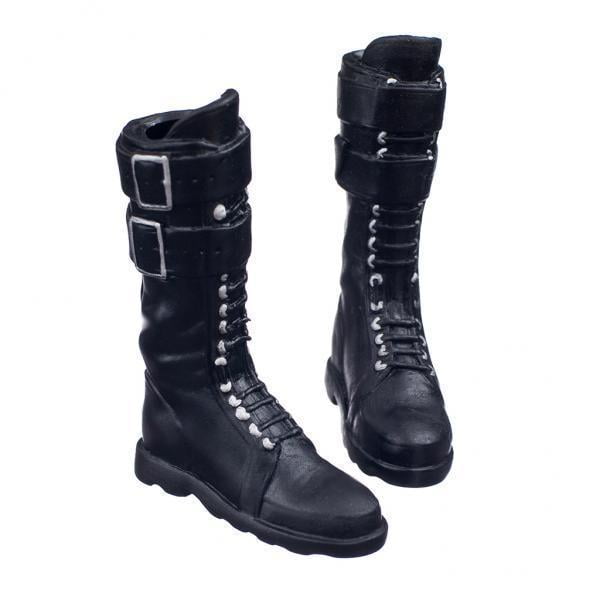Paquete de 10-20 Botas largas Sunnimix negras 1/6 para figuras de acción femeninas 12 pulgadas