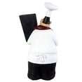 thumbnail image 2 of Kiaotime 98915Hb Figuras de Chef Italiano Decoración de Cocina con Pizarra de Chef Encimera Figura de Chef Coleccionable Estatua de decoración de Chef de Cocina, 2 of 5