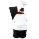 thumbnail image 2 of Kiaotime 98915Hb Figuras de Chef Italiano Decoración de Cocina con Pizarra de Chef Encimera Figura de Chef Coleccionable Estatua de decoración de Chef de Cocina, 2 of 5