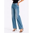 thumbnail image 1 of Jeans Dama Pantalon de mezclilla Shendy Vendy corte recto estilo wide leg jeans, 1 of 5