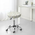 thumbnail image 7 of Haiem Floral Cushion Round Bar Chair Seat Cover Bar Chair Cushion Covers Elastic Washable Bar Chair Cover,Protects from Scratches and Stains-12 inch, 7 of 7