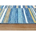 thumbnail image 3 of Plaza Lines Reversible Indoor/ Outdoor Area Rug - Blue, 2'x3', 3 of 7